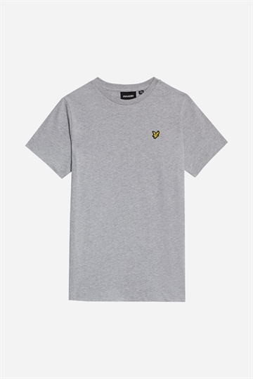 Lyle & Scott Vanlig T-shirt - ljusgrå märgel